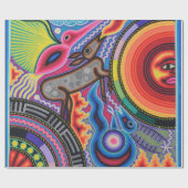 Oaxaca Mexico Mexican Tribal Art Boho Travel Cadeaupapier (Vlak)