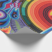 Oaxaca Mexico Mexican Tribal Art Boho Travel Cadeaupapier (Hoek)