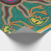 Oaxaca Mexico Mexican Tribal Art Boho Travel Cadeaupapier (Hoek)