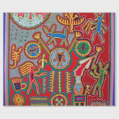 Oaxaca Mexico Mexican Tribal Art Boho Travel Cadeaupapier (Vlak)