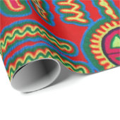 Oaxaca Mexico Mexican Tribal Art Boho Travel Cadeaupapier (Rol Hoek)
