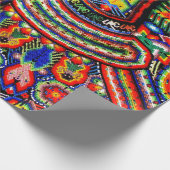 Oaxaca Mexico Mexican Tribal Art Boho Travel Cadeaupapier (Hoek)