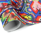 Oaxaca Mexico Mexican Tribal Art Boho Travel Cadeaupapier (Rol Hoek)