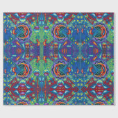 Oaxaca Mexico Mexican Tribal Art Boho Travel Cadeaupapier (Vlak)