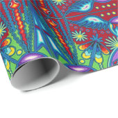 Oaxaca Mexico Mexican Tribal Art Boho Travel Cadeaupapier (Rol Hoek)