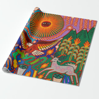 Oaxaca Mexico Mexican Tribal Art Boho Travel Cadeaupapier