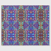 Oaxaca Mexico Mexican Tribal Art Boho Travel Cadeaupapier (Vlak)