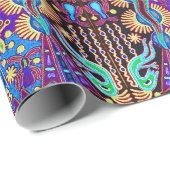 Oaxaca Mexico Mexican Tribal Art Boho Travel Cadeaupapier (Rol Hoek)