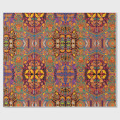 Oaxaca Mexico Mexican Tribal Art Boho Travel Cadeaupapier (Vlak)