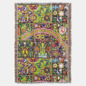 Oaxaca Mexico Mexican Tribal Art Boho Travel Deken (Voorkant Verticaal)