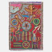 Oaxaca Mexico Mexican Tribal Art Boho Travel Deken (Voorkant Verticaal)