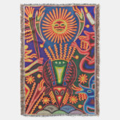 Oaxaca Mexico Mexican Tribal Art Boho Travel Deken (Voorkant Verticaal)