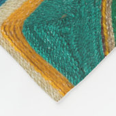 Oaxaca Mexico Mexican Tribal Art Boho Travel Fleece Deken (Hoek)