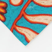 Oaxaca Mexico Mexican Tribal Art Boho Travel Fleece Deken (Hoek)