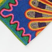 Oaxaca Mexico Mexican Tribal Art Boho Travel Fleece Deken (Hoek)
