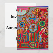 Oaxaca Mexico Mexican Tribal Art Boho Travel Kaart (Voorkant / Achterkant)