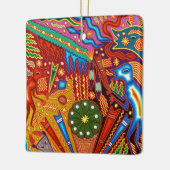 Oaxaca Mexico Mexican Tribal Art Boho Travel Keramisch Ornament (Links)