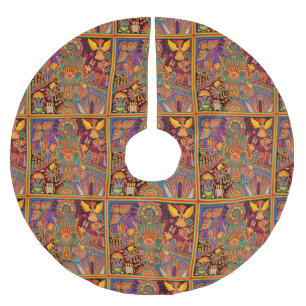 Oaxaca Mexico Mexican Tribal Art Boho Travel Kerstboom Rok