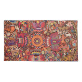 Oaxaca Mexico Mexican Tribal Art Boho Travel Kussensloop (Achterkant)