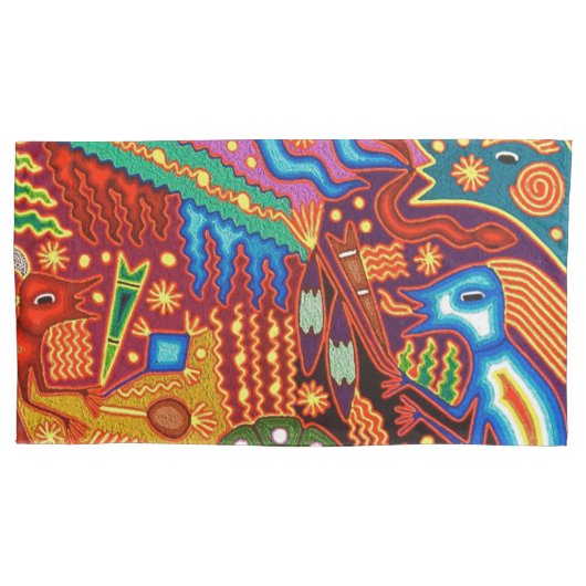 Oaxaca Mexico Mexican Tribal Art Boho Travel Kussensloop (Voorkant)