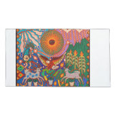 Oaxaca Mexico Mexican Tribal Art Boho Travel Kussensloop (Achterkant)