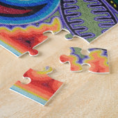 Oaxaca Mexico Mexican Tribal Art Boho Travel Legpuzzel (Zijkant)