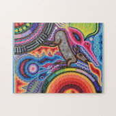 Oaxaca Mexico Mexican Tribal Art Boho Travel Legpuzzel (Horizontaal)