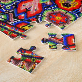 Oaxaca Mexico Mexican Tribal Art Boho Travel Legpuzzel (Zijkant)
