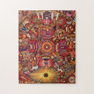 Oaxaca Mexico Mexican Tribal Art Boho Travel Legpuzzel