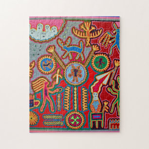 Oaxaca Mexico Mexican Tribal Art Boho Travel Legpuzzel