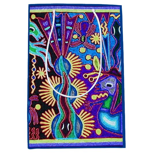 Oaxaca Mexico Mexican Tribal Art Boho Travel Medium Cadeauzakje (Voorkant)