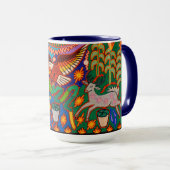 Oaxaca Mexico Mexican Tribal Art Boho Travel Mok (Voorkant rechts)