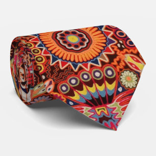 Oaxaca Mexico Mexican Tribal Art Boho Travel Stropdas