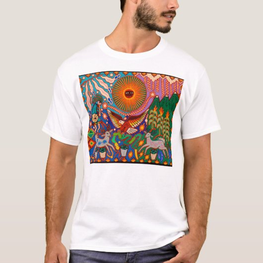 Oaxaca Mexico Mexican Tribal Art Boho Travel T-shirt (Voorkant)