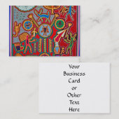 Oaxaca Mexico Mexican Tribal Art Boho Travel Visitekaartje (Voorkant / Achterkant)