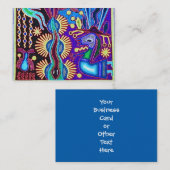 Oaxaca Mexico Mexican Tribal Art Boho Travel Visitekaartje (Voorkant / Achterkant)