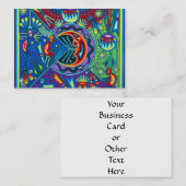 Oaxaca Mexico Mexican Tribal Art Boho Travel Visitekaartje (Voorkant / Achterkant)