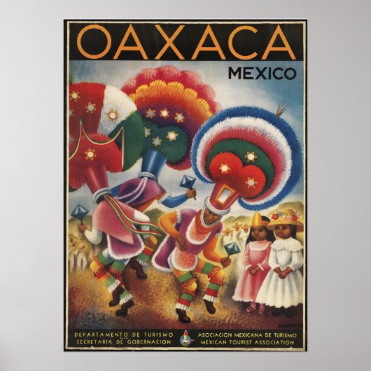 Oaxaca Mexico Poster (Voorkant)