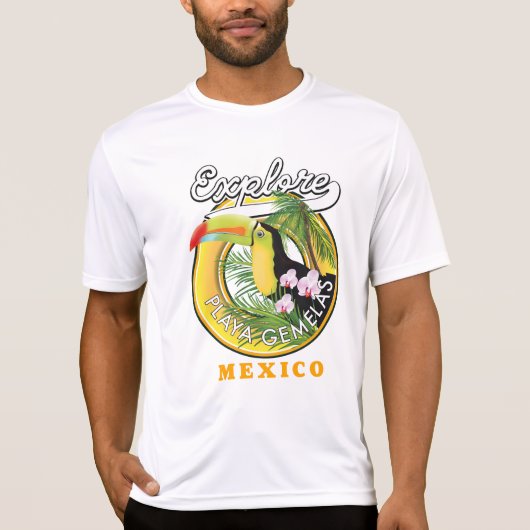 Oaxaca Mexico reis logo T-shirt (Voorkant)