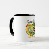 Oaxaca Mexico reis logo T-shirt Mok (Voorkant links)