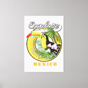 Oaxaca Mexico reisCanvas logo Canvas Afdruk