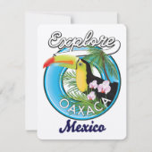 Oaxaca Mexico reislogo (Voorkant)