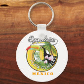 Oaxaca Mexico reislogo sleutelhanger (Voorkant)