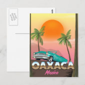 Oaxaca Mexico reisposter Briefkaart (Voorkant / Achterkant)
