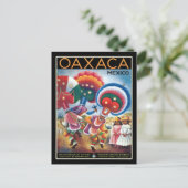  Oaxaca Mexico Retro Toerisme Reizen Briefkaart (Staand voorkant)