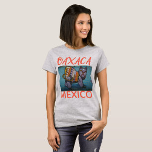 Oaxaca, Mexico straat graffiti muurkat T-shirt