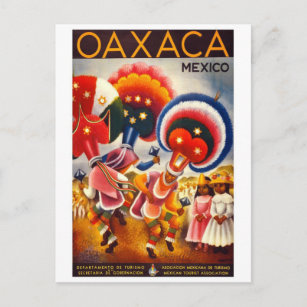 Oaxaca Mexico vintage Briefkaart
