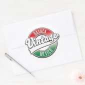 Oaxaca Mexico vintage logo. Ronde Sticker (Envelop)