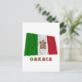 Oaxaca Waving Unofficial Flag Briefkaart (Staand voorkant)