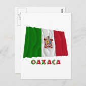 Oaxaca Waving Unofficial Flag Briefkaart (Voorkant / Achterkant)